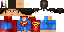 Скачать скин SuperMan для minecraft Скачать скин SuperMan для minecraft