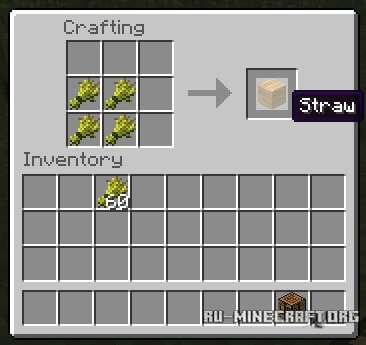 Скачать Roxa Straw Mod для Minecraft 1.5.1