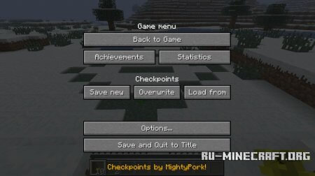  Checkpoints Backup mod  Minecraft 1.5.1
