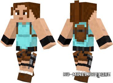  Lara Croft  Minecraft