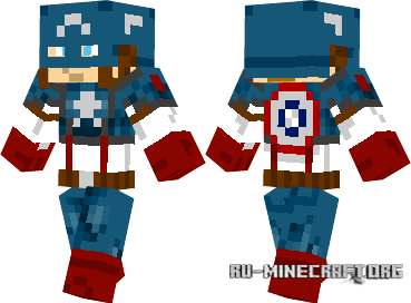  Captain America  minecraft