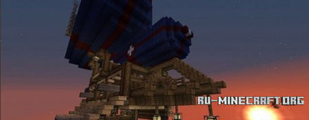 Скачать Steam Punk Airship By EliteSyndicate для minecraft Скачать Steam Punk Airship By EliteSyndicate для minecraft