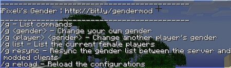Скачать iPixeli's Female Gender Option для Minecraft 1.6.4