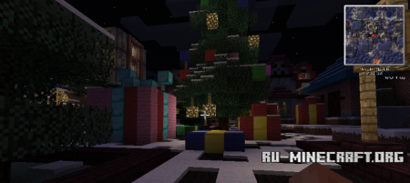 Скачать карту Новый год для Minecraft Скачать карту Новый год для Minecraft