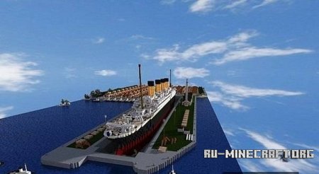Скачать карту Копия Титаника для Minecraft Скачать карту Копия Титаника для Minecraft