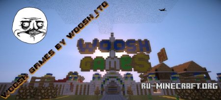 Скачать карту Woosh Games Theme Park для Minecraft Скачать карту Woosh Games Theme Park для Minecraft