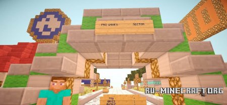 Скачать карту Woosh Games Theme Park для Minecraft Скачать карту Woosh Games Theme Park для Minecraft