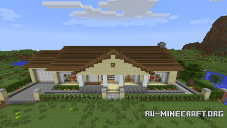 Скачать карту Ranch House для Minecraft Скачать карту Ranch House для Minecraft