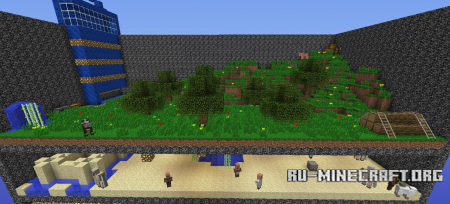 Скачать карту CubeRush для Minecraft Скачать карту CubeRush для Minecraft