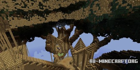 Скачать карту Hometree based Treehouse для Minecraft Скачать карту Hometree based Treehouse для Minecraft