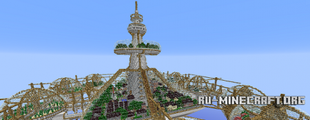 Скачать карту Giant Space Station для Minecraft Скачать карту Giant Space Station для Minecraft