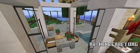 Скачать карту Modern Asian-Style Beach House для Minecraft Скачать карту Modern Asian-Style Beach House для Minecraft