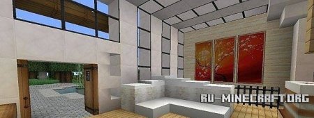 Скачать карту Modern Asian-Style Beach House для Minecraft Скачать карту Modern Asian-Style Beach House для Minecraft