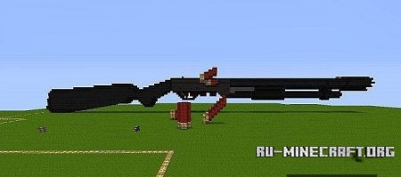 Скачать карту Remington 870 that fires TNTдля Minecraft Скачать карту Remington 870 that fires TNTдля Minecraft