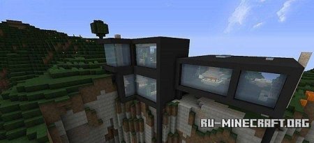 Скачать карту Современный дом для Minecraft Скачать карту Современный дом для Minecraft