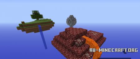 Скачать карту Sky Small World для Minecraft Скачать карту Sky Small World для Minecraft