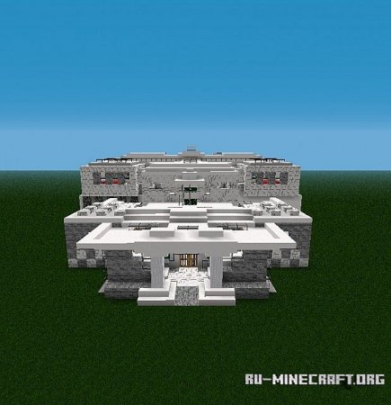  Quartistic.A Modern Mansion  minecraft