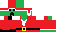  Creeper Santa  minecraft