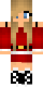 Скачать скин новогодней девушки для minecraft Скачать скин новогодней девушки для minecraft