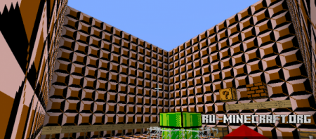 Скачать карту Стань легендарным Марио для Minecraft Скачать карту Стань легендарным Марио для Minecraft