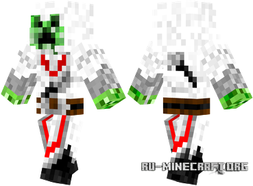Скачать скин Creeper Assassin для minecraft Скачать скин Creeper Assassin для minecraft