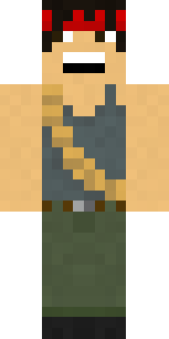 Скачать скин John Rambo для minecraft Скачать скин John Rambo для minecraft