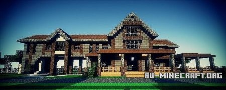 Скачать карту Country Home для Minecraft Скачать карту Country Home для Minecraft