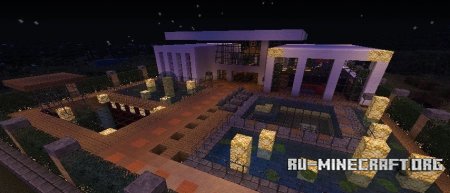 Скачать карту Modern Resort House для Minecraft Скачать карту Modern Resort House для Minecraft