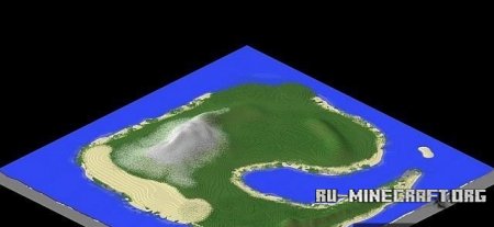 Скачать карту The Island map для Minecraft Скачать карту The Island map для Minecraft
