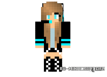 Скачать Terquoise Creeper Girl для minecraft Скачать Terquoise Creeper Girl для minecraft