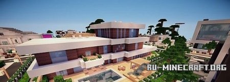 Скачать карту Modern House #003 для minecraft Скачать карту Modern House #003 для minecraft