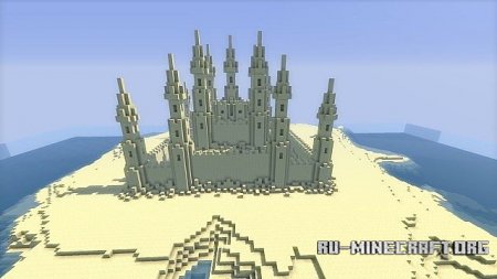  The Sand Castle  minecraft