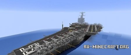 Скачать USS Enterprise CVN-65 для Minecraft Скачать USS Enterprise CVN-65 для Minecraft