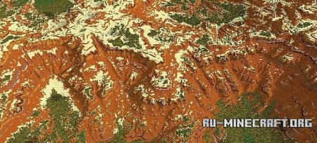 Скачать Raavi Canyons - 2K x 2K Realistic Custom Terrain для Minecraft Скачать Raavi Canyons - 2K x 2K Realistic Custom Terrain для Minecraft
