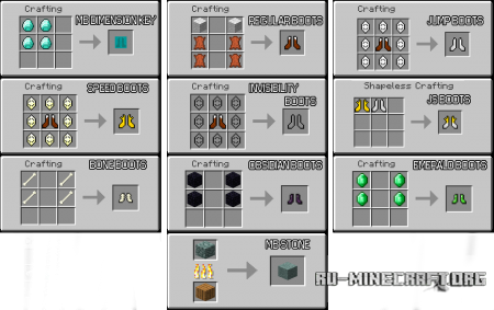 Скачать Mo’ Boots для Minecraft 1.7.10