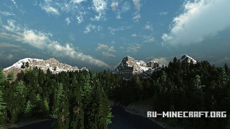   Coastal Island Cinematic map   Minecraft
