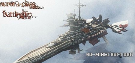  Aurora-Class Battleship  Minecraft