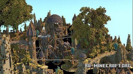 Imreldris  Fantasy Port Town  Minecraft