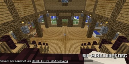 Скачать Epic Wooden Mansion and Pool для Minecraft
