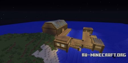 Скачать Epic Wooden Mansion and Pool для Minecraft