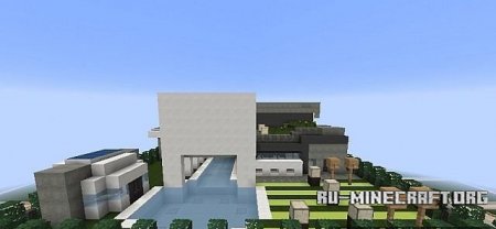 Скачать  Nice modern house для Minecraft