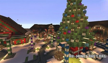  The North Pole  Santas Secret Village  Minecraft