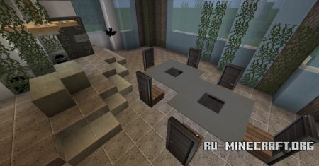  Moderne House With Field  Minecraft