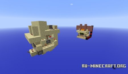  Secret Fireplace Lair  Minecraft