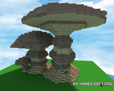  Fantasy Terrain - 12 Giant Mushrooms  Minecraft