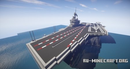  French Carrier Charles de Gaulle  Minecraft