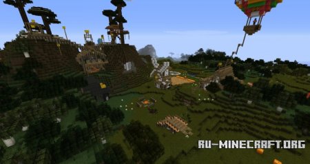 Скачать Medium Sized Survival Town для Minecraft