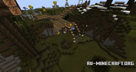 Скачать Medium Sized Survival Town для Minecraft