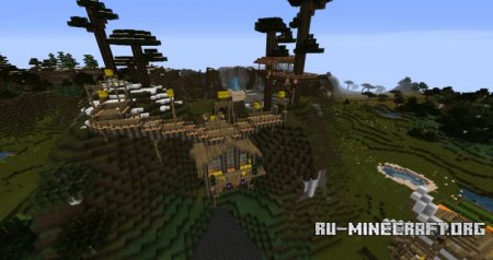 Скачать Medium Sized Survival Town для Minecraft