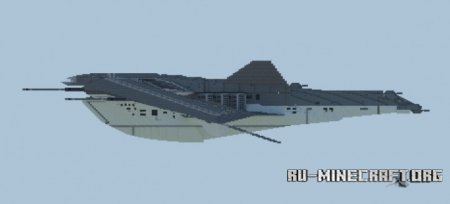 Скачать P-1114 Gyges Aerial Warship для Minecraft
